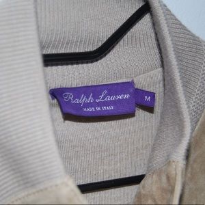 Ralph Lauren Purple Label Suede Blazer